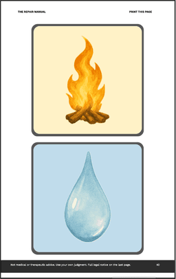 Fire & Water cards